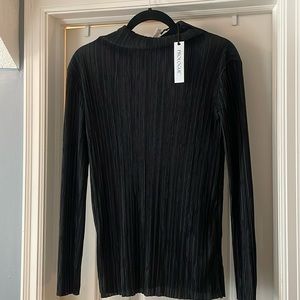 NWT Prologue Mock Neck Long Sleeve Blouse | Size XS